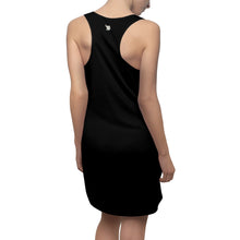 Load image into Gallery viewer, Zumk Women's Black Cut & Sew Casual Racerback Dress