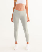 Load image into Gallery viewer, Women’s Silver Grey Mid-rise Yoga Pants