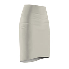 Load image into Gallery viewer, Zumk Women's Beige Casual Pencil Short Skirt