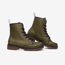 Load image into Gallery viewer, Men's Signature Olive Casual Leather Lightweight boots