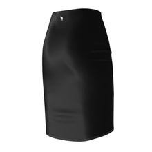 Load image into Gallery viewer, Zumk Women's Black Casual Pencil Short Skirt