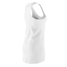 Load image into Gallery viewer, Zumk Women's White Signature Cut & Sew Racerback Dress