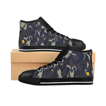 Load image into Gallery viewer, Men's Zumk Deep Camo Green High-top Sneakers