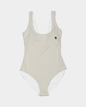 Load image into Gallery viewer, Women Zumk Cute Silver Grey One-Piece Swimsuit