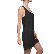 Load image into Gallery viewer, Zumk Women&#39;s Black Cut &amp; Sew  Casual Racerback Dress
