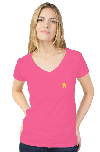 womens tultex v neck