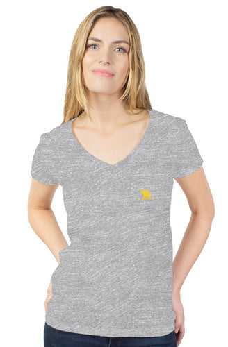 womens tultex v neck