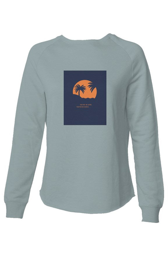 Womens Lightweight Wash Sweatshirt