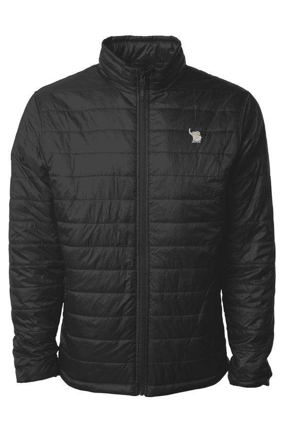 Men Black Lightweight Puffer Jacket