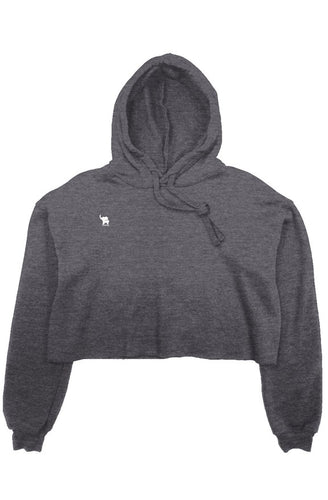 crop fleece hoodie