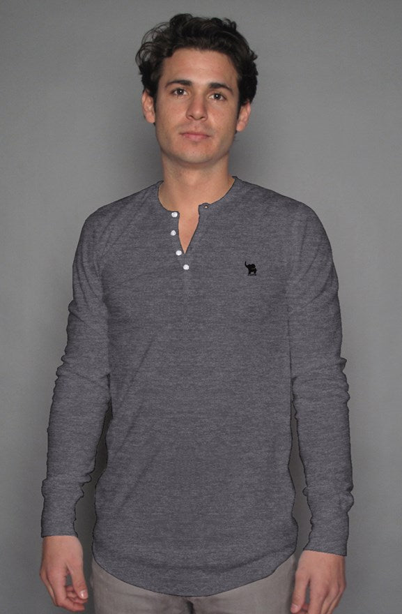 long sleeve henley