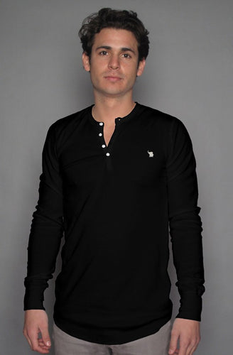 long sleeve henley