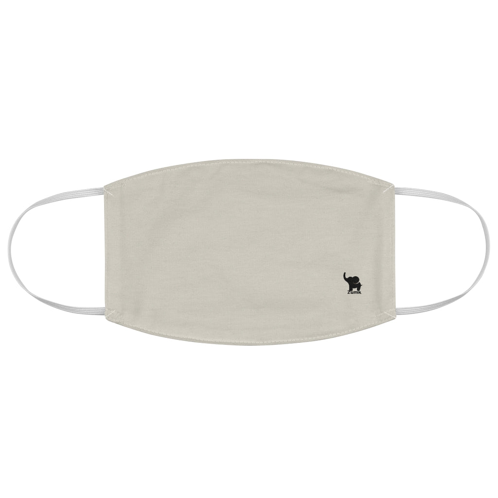 Zumk Off White Fabric Face Mask