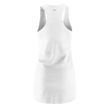 Load image into Gallery viewer, Zumk Women&#39;s White Signature Cut &amp; Sew Racerback Dress
