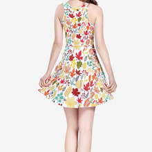 Load image into Gallery viewer, Zumk Women&#39;s Sleeveless Multicolor Array Midi Casual Flared Skater Dress
