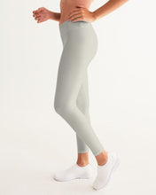 Load image into Gallery viewer, Women’s Silver Grey Mid-rise Yoga Pants
