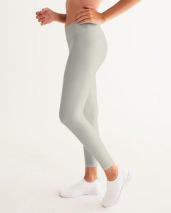 Women’s Silver Grey Mid-rise Yoga Pants