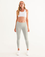 Load image into Gallery viewer, Women’s Silver Grey Mid-rise Yoga Pants
