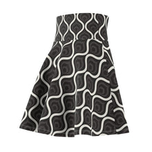 Load image into Gallery viewer, Zumk Women&#39;s Black Corolla Casual  Skater Skirt
