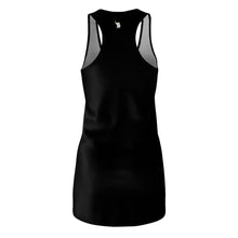 Load image into Gallery viewer, Zumk Women&#39;s Black Cut &amp; Sew  Casual Racerback Dress
