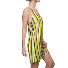 Load image into Gallery viewer, Zumk Women&#39;s Cut &amp; Sew Racerback Stripe Dress
