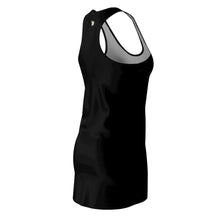 Load image into Gallery viewer, Zumk Women&#39;s Black Cut &amp; Sew  Casual Racerback Dress
