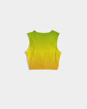 Load image into Gallery viewer, Women&#39;s Zumk Rays of Sun Design Twist-Front Tank
