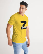 Load image into Gallery viewer, Men Zumk Z Design Summer Yellow  Casual Tee
