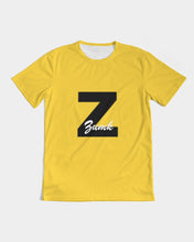 Load image into Gallery viewer, Men Zumk Z Design Summer Yellow  Casual Tee
