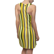 Load image into Gallery viewer, Zumk Women&#39;s Cut &amp; Sew Racerback Stripe Dress
