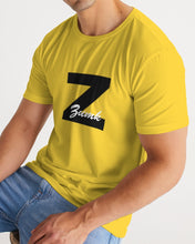Load image into Gallery viewer, Men Zumk Z Design Summer Yellow  Casual Tee

